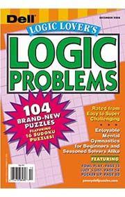 LOGIC LOVER'S LOGIC PROBLEMS magazine