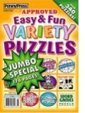 Approved Easy & Fun Variety Puzzles magazine